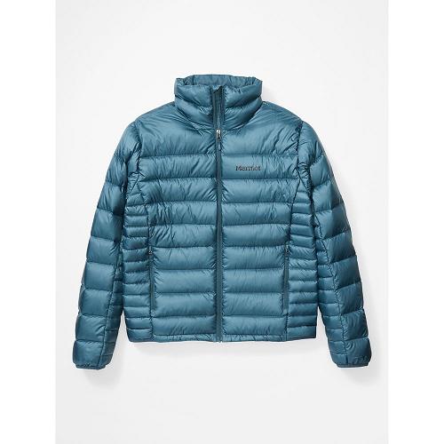 Marmot Hype Jackets - Mens Down Jacket Blue Grey CA5476391 Canada